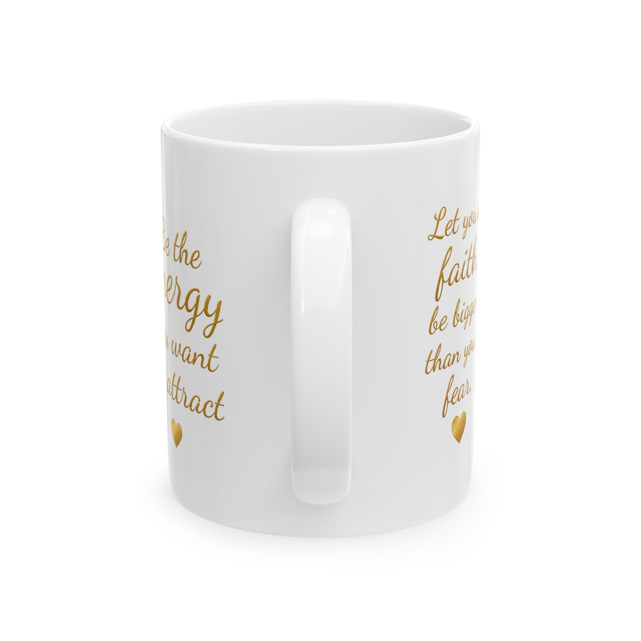 The Laica Collection Inspirational Ceramic Mug – Be the Energy You Want to Attract