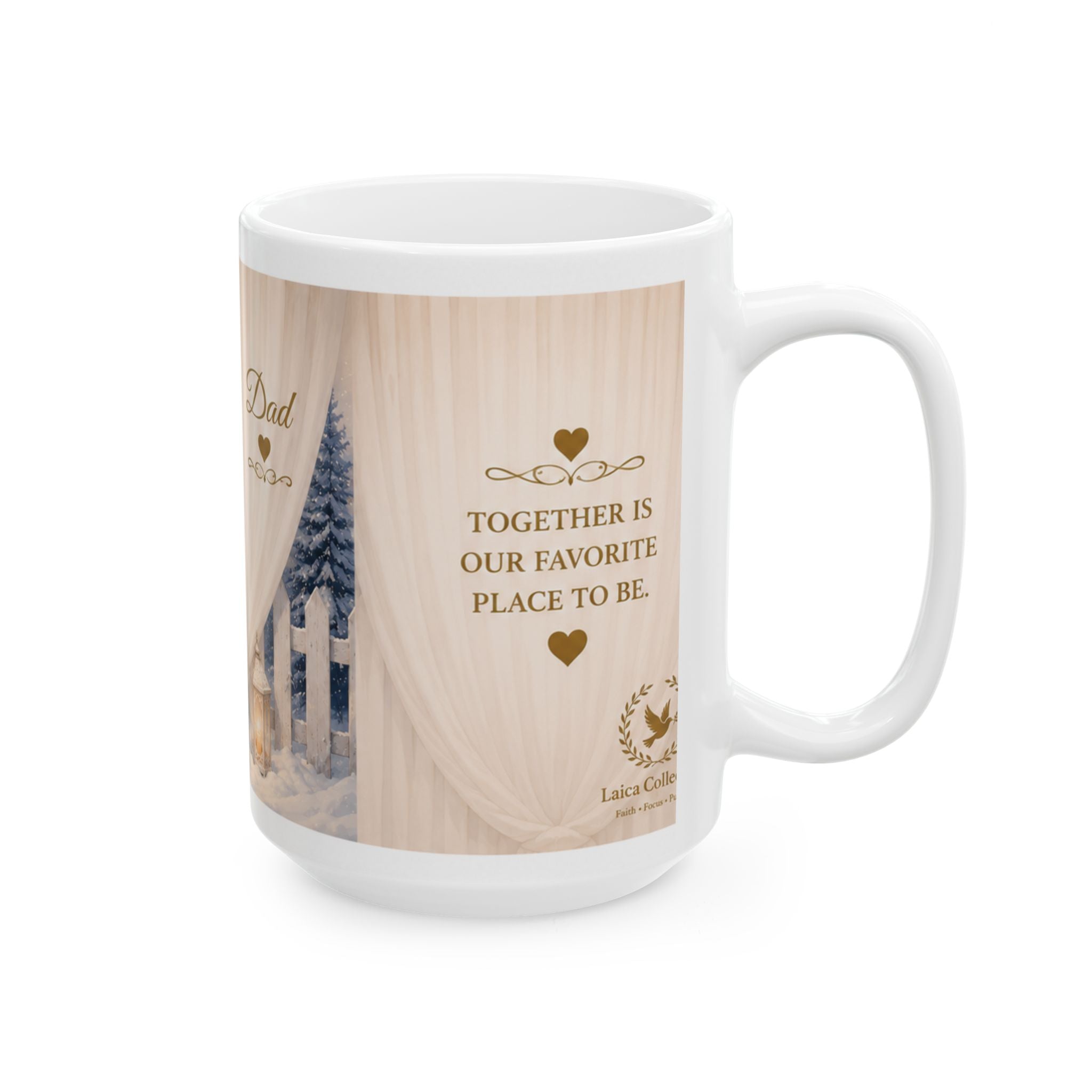 Laica Collection™ Custom Photo Mug | Personalized Coffee Mug | Upload Any Image | Ceramic Mug | 11oz & 15oz