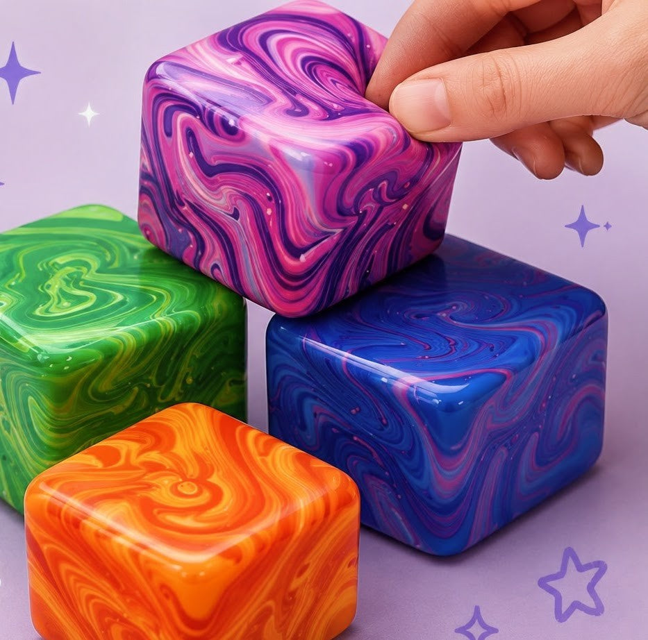 Marble Cube Squishy