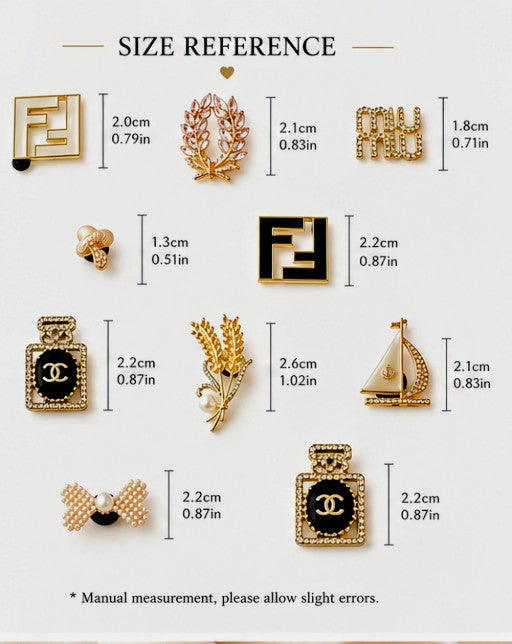 Cute Shoe Charms Bundle – 10 Pieces