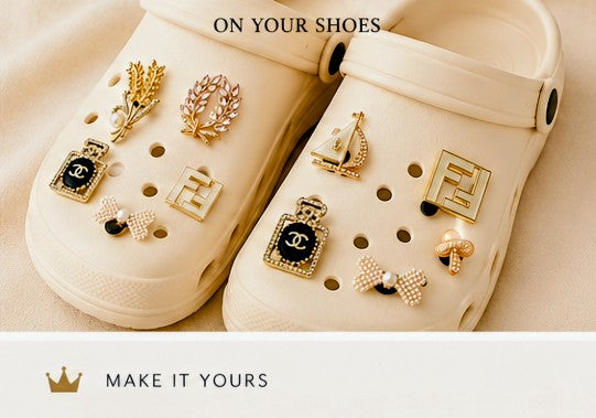 Cute Shoe Charms Bundle – 10 Pieces